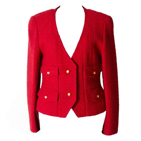 chanel red tweed|chanel tweed jacket 2020.